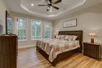 Main Level Master Bedroom with King Bed & Smart TV